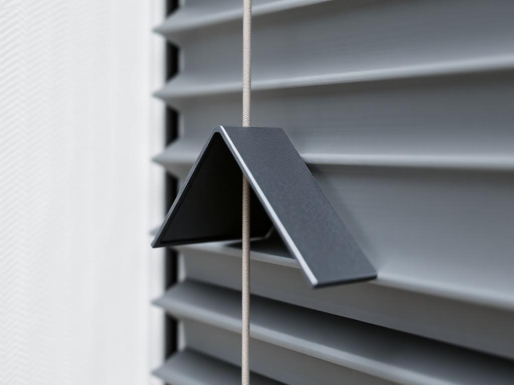 Außenjalousie Zetta 90 mit Z-förmigen Aluminiumlamellen, Detailaufnahme
